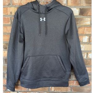Under Armour Cold Gear Men’s Gray Sweatshirt Hoodie Size Medium